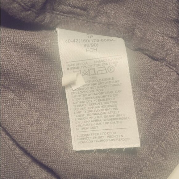 NWT Banana Republic cropped utility oversized black denim long sleeve jacket XS - Picture 5 of 5